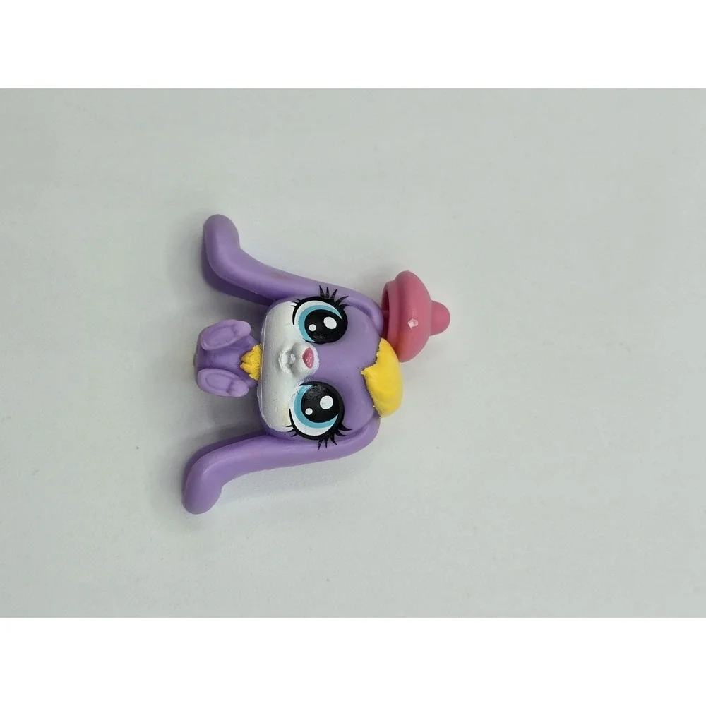 LITTLEST PET SHOP PURPLE BUNNY‎ RABBIT FIGURINE COLLECTIBLE LPS